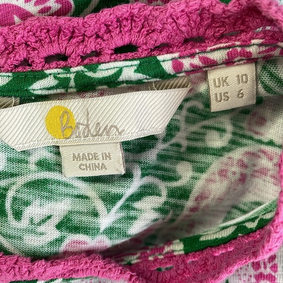 Boden Enchanting Paisley Print Tank Top - Picture 5 of 9